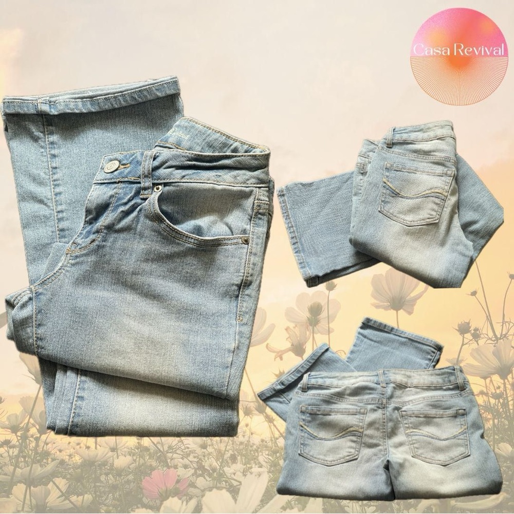 Y2K Low Rise Bootcut Blue Jeans